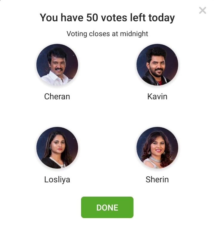 Bigg Boss Tamil 3 Vote: Cheran, Sherin, Losliya Nominated for this week